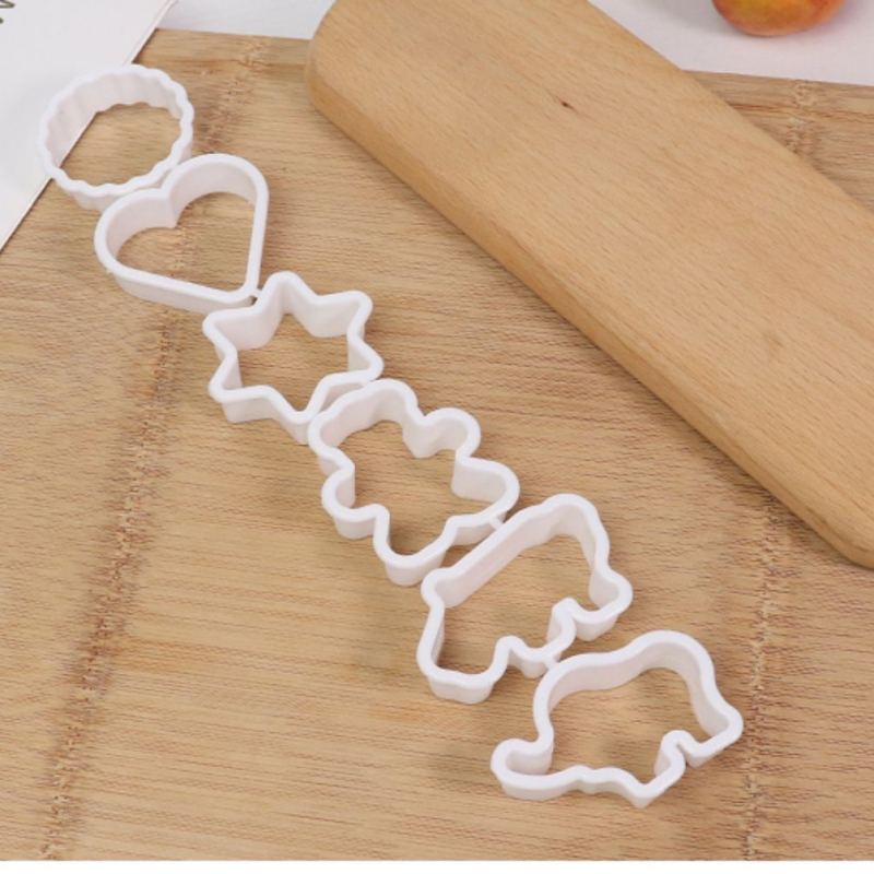 Комплект от 6 форми за сладки, PP материал, неправилни форми за оформяне на сладки