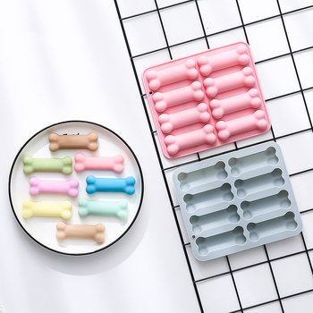 8-dijelna silikonska forma s oblikom kostiju za pečenje, torte, čokoladu, ledene kocke i slatkiše