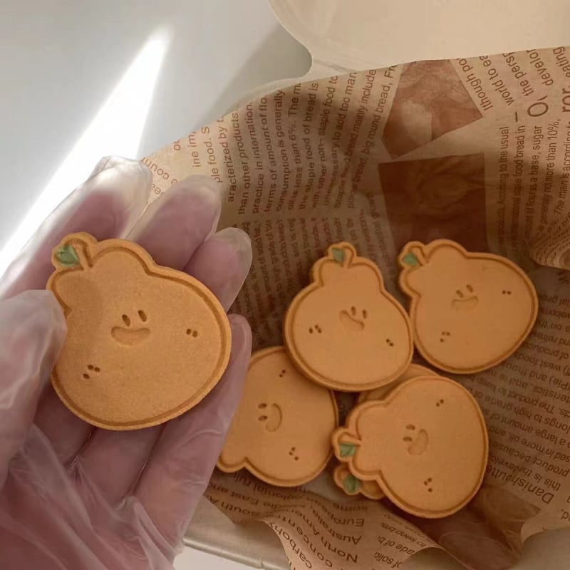 Keks kalup 3D okruglog oblika, plastični, korejskog stila