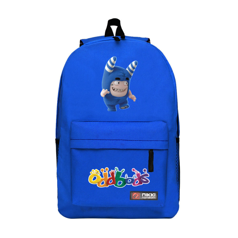 Vászonból készült hátizsák karakteres mintával, légáteresztő, görbült vállpánt, kompatibil 14 hüvelykes laptophoz