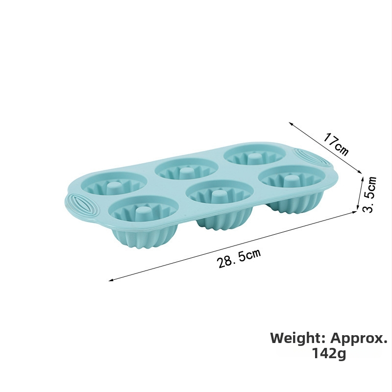 Силиконова кръгла форма за торти и понички – лесноотлепваща, инструмент за домашно печене, код 25.7.11.1