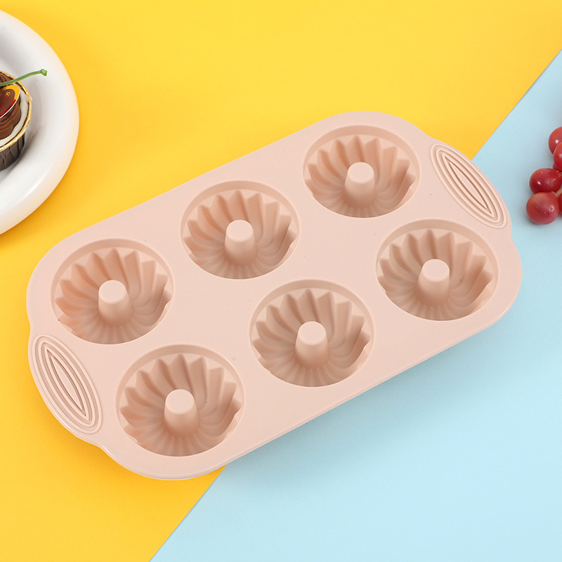 Силиконова кръгла форма за торти и понички – лесноотлепваща, инструмент за домашно печене, код 25.7.11.1