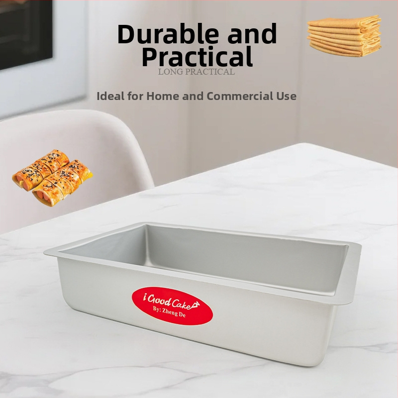 Кексова форма, правоъгълна от алуминиева сплав, марка Correct, за брауни и сладки