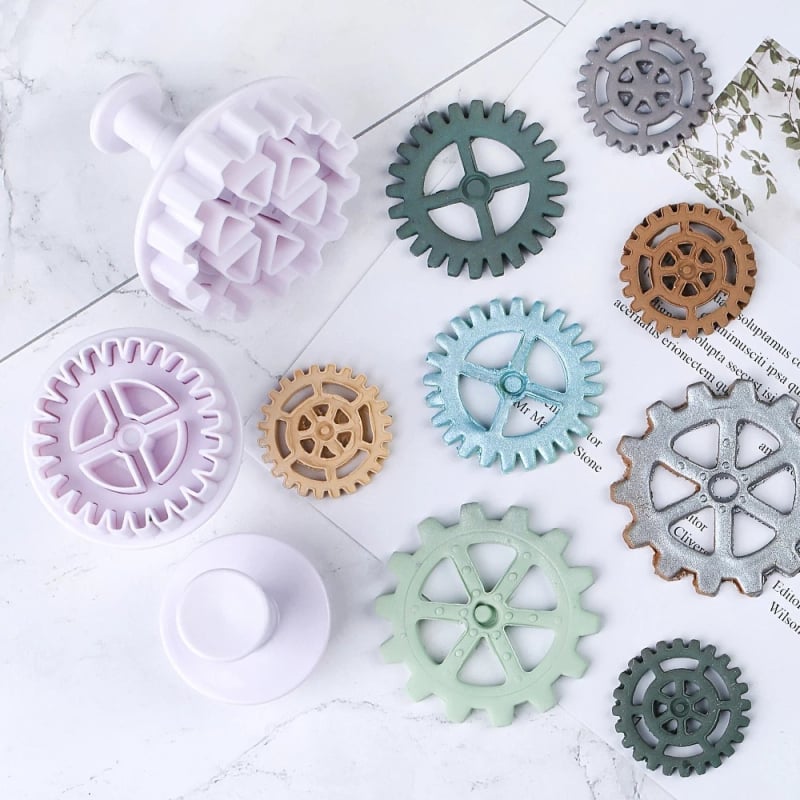 Peng Cheng Цветя серия Бисквитна форма за печене, форма на цвете, пластмасова