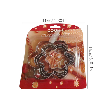 Форма за печене със сливово цвете, неръждаема стомана – форма за бисквити и торти