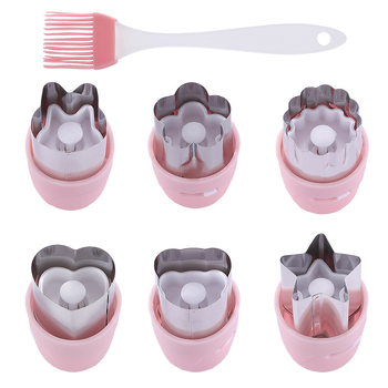 Cool and fast 6-частен комплект форми за пресоване с форма на пеперуда от 430 неръждаема стомана – за рязане на плодове, изрязване на бисквитки и оформяне на тестени изделия