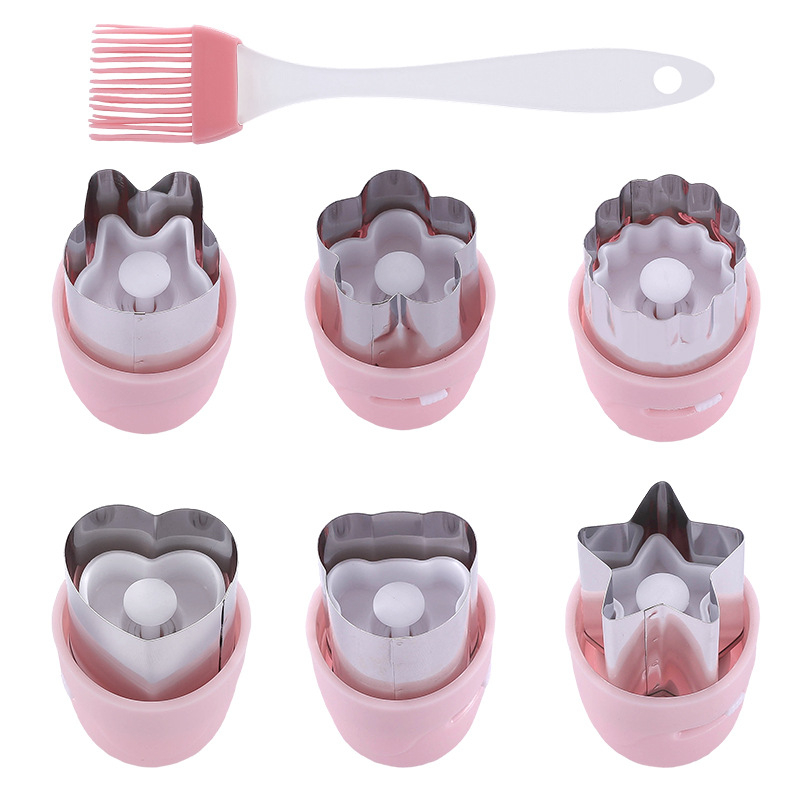 Cool and fast 6-частен комплект форми за пресоване с форма на пеперуда от 430 неръждаема стомана – за рязане на плодове, изрязване на бисквитки и оформяне на тестени изделия