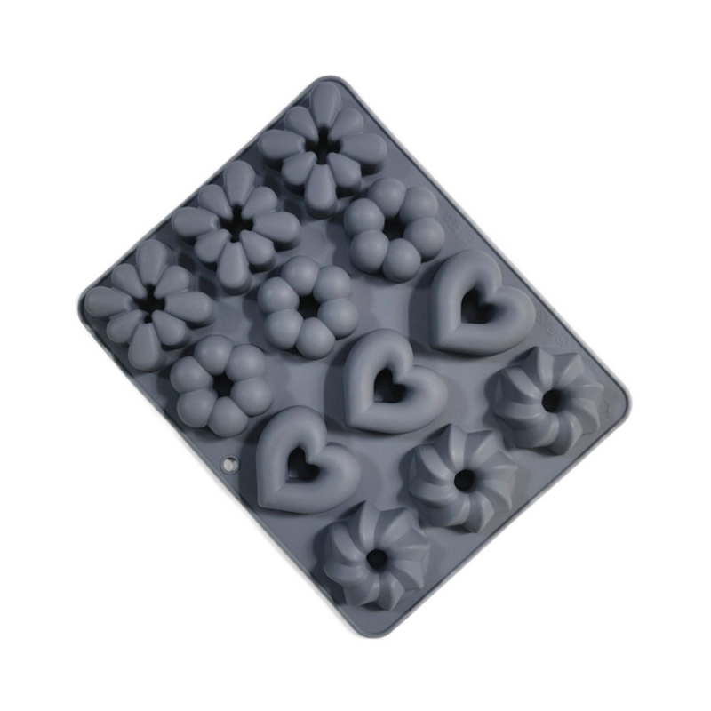 Силиконова форма за печене на кексове и сладкиши, нестандартна форма, марка Green garden, пусната през 2024 г.