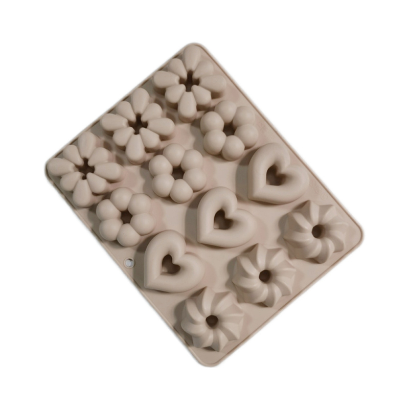 Силиконова форма за печене на кексове и сладкиши, нестандартна форма, марка Green garden, пусната през 2024 г.