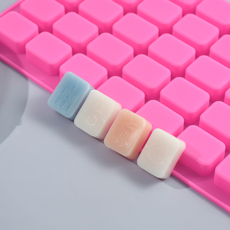 Силиконова форма за печива – мини маджонг №25, за шоколад, бонбити и лед, с форма на редовен многоъгълник, опаковка OPP