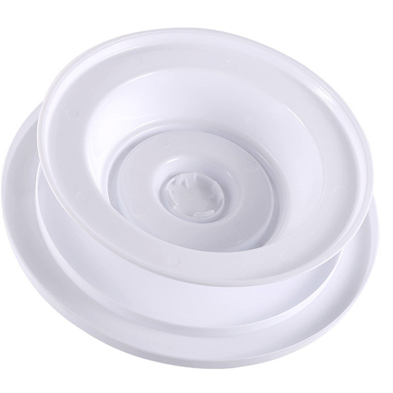 Set rotativ pentru prăjituri, 6 piese, anti-alunecare, din oțel inoxidabil, cu spatulă pentru cremă și unelte de decorare