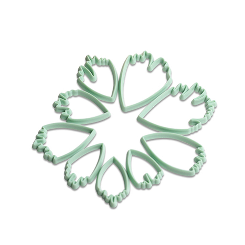SK SHINING CROWN Formă de silicon pentru flori din zahăr – peony petal cutting set, irregular shape, cake mold