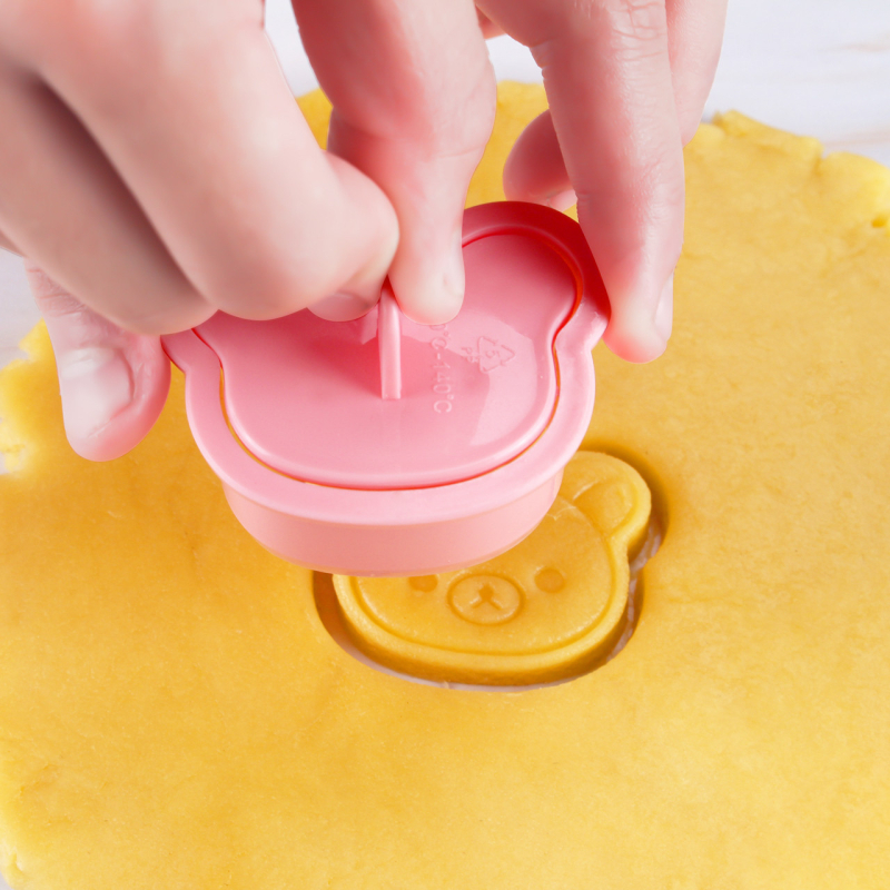 Kalup za kekse s temom crtanog filma, 3D nepravilnog oblika, plastični, tlačni tip, za kućnu upotrebu