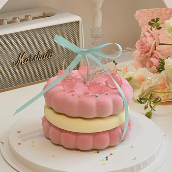 Silikonska okrugla forma za fondant i čokoladu, uzorak životinjskog jacquarda