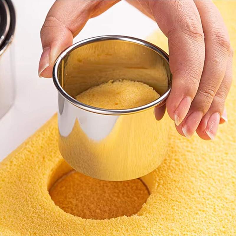 Guyi kružni kalup za mousse i tortu, nehrđajući čelik, kalup za pečenje, moderni minimalistički stil