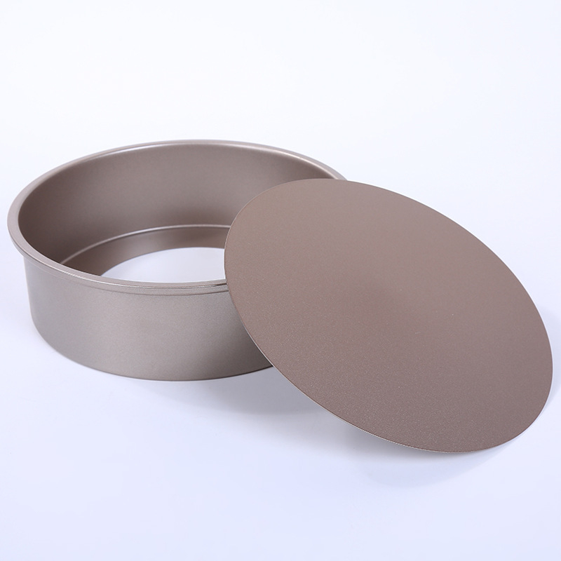 Non-stick set kalupa za pečenje s kalupima za torte i pizza tepsom; kružni, kvadratni i pravokutni oblici; od ugljičnog čelika; veličine 20 cm, 23 cm i 25×13 cm.