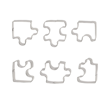 Puzzle kalup za kekse od nehrđajućeg čelika – kućna upotreba, za pečenje
