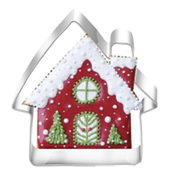 Set alata za izradu božićnih keksa od nehrđajućeg čelika – oblici: Gingerbread Man, Reindeer, Christmas Tree, Snowman