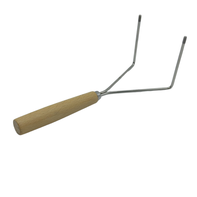 Set kalupa od aluminijske legure za prženje i pečenje — 6 oblika s ručkom: prazan cvijet, prazan krug, krug, prazan kvadrat, prazan petokraki srce, srce