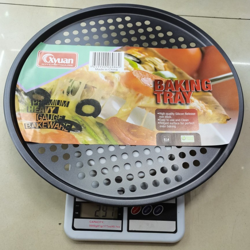 33 cm perforirana tava za pizzu, 13-inčni non-stick kalup za tortu, posuda za pečenje s 36 rupa