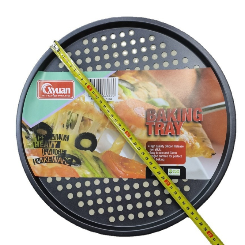 33 cm perforirana tava za pizzu, 13-inčni non-stick kalup za tortu, posuda za pečenje s 36 rupa