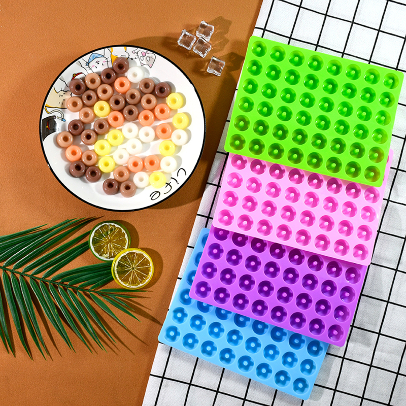 Silikonski kalup za pečenje s 48 udubljenja, za mini krofnice, slatkiše i čokoladu