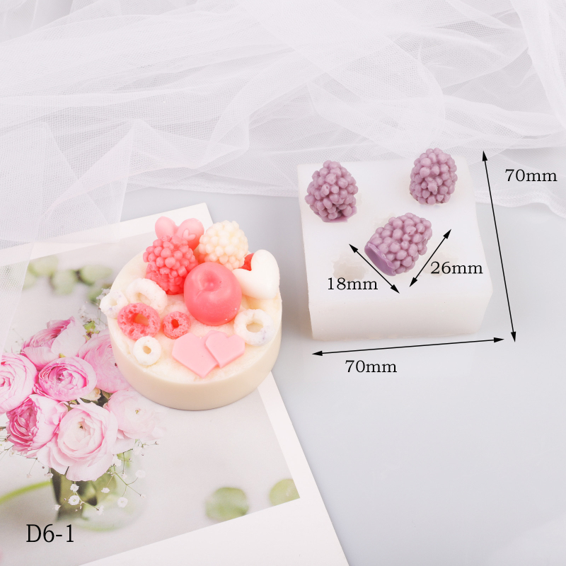 Dudaman σιλικόνη φόρμα Cherry Mulberry για αρωματικά κεριά, DIY mousse, φούρνο και σοκολάτα