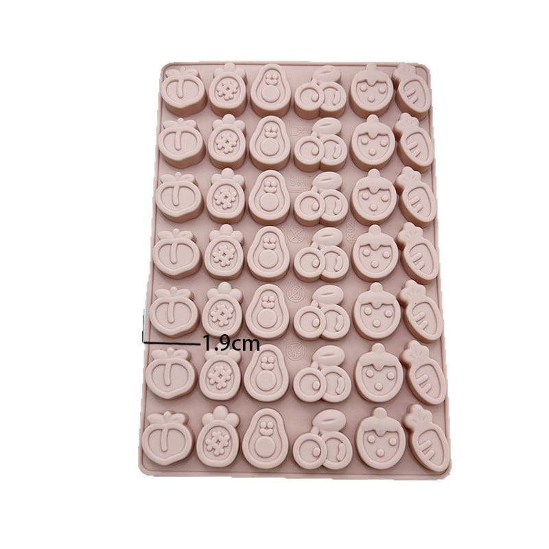 Silikonski kalup za čokoladu i smolu s crtanim životinjama (nepravilan oblik) – ptica, jež, lav