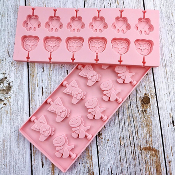 Silikonska kalupa za kolače, nepravilnog oblika, za lizalice i čokoladu