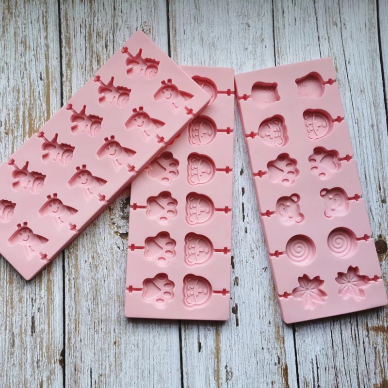 Silikonska kalupa za kolače, nepravilnog oblika, za lizalice i čokoladu