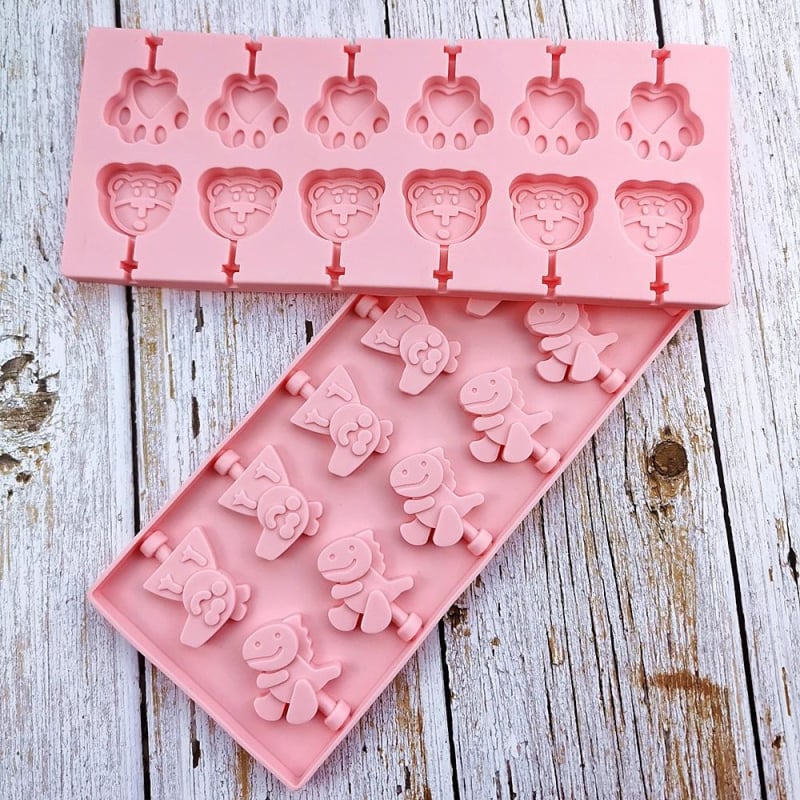 Silikonska kalupa za kolače, nepravilnog oblika, za lizalice i čokoladu