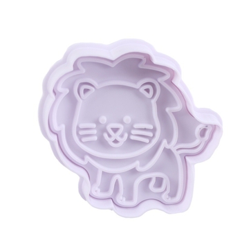 Per baking kalup za kekse s ručnim pritiskanjem, nepravilan oblik, ABS materijal, životinjski žakard stil