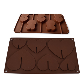 Silikonska kalup u obliku suncokreta za lizalice, čokoladu i kolače – set od 3 komada