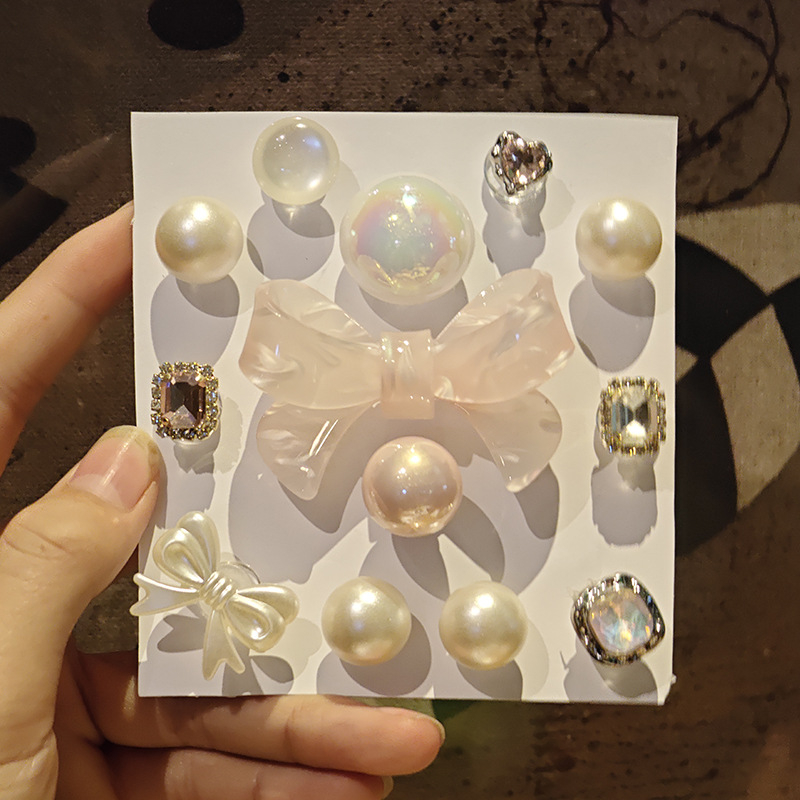 Pantofi în stil Crocs cu floare și perle, modele cu urs și iepure, accent planetar cu diamant, design retro floral, purtare pe tot timpul anului