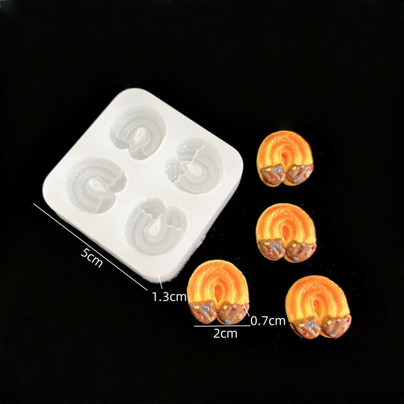 Silikonska kalupa za pećenje s više oblika: škampi kuglice, sendvić keksi, kroasan i oblici mačjih šapa