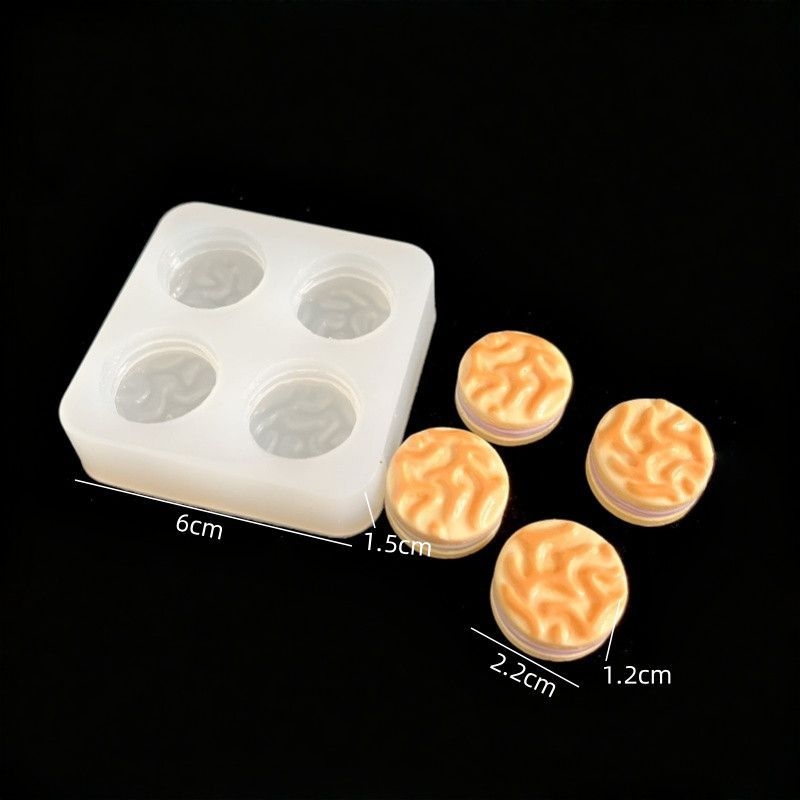 Silikonska kalupa za pećenje s više oblika: škampi kuglice, sendvić keksi, kroasan i oblici mačjih šapa