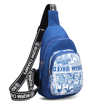 Detský nylonový ruksak, Unisex, Japonský štýl, Zipsové zapínanie, vnútorná kapsa na zips