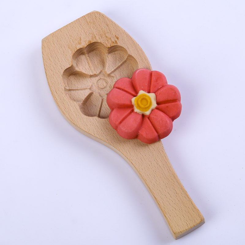 Bukovo drvo kalup za pečenje s nepravilnim cvjetnim oblikom — Fanyi craftsmanship