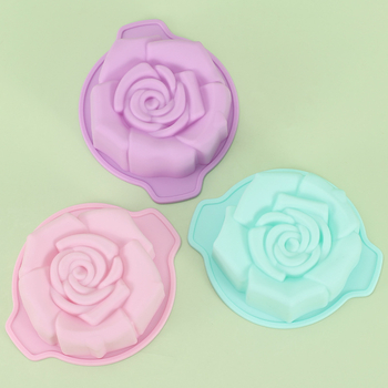 Silikon kalup za pečenje u obliku ruže, za čokoladu i fondant, otporan na visoke temperature