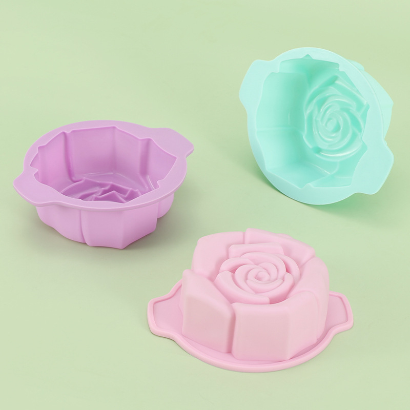 Silikon kalup za pečenje u obliku ruže, za čokoladu i fondant, otporan na visoke temperature