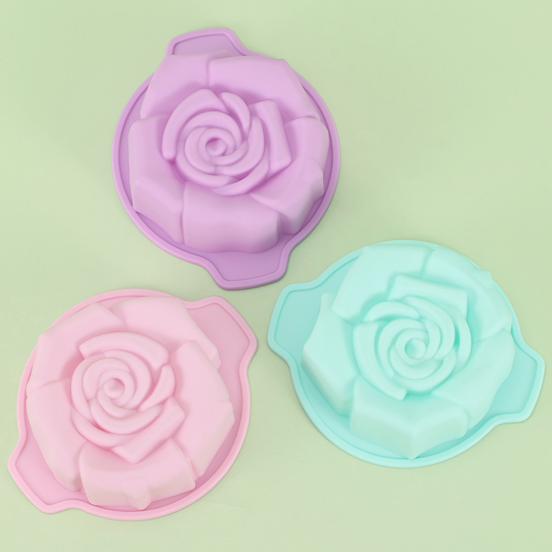 Silikon kalup za pečenje u obliku ruže, za čokoladu i fondant, otporan na visoke temperature