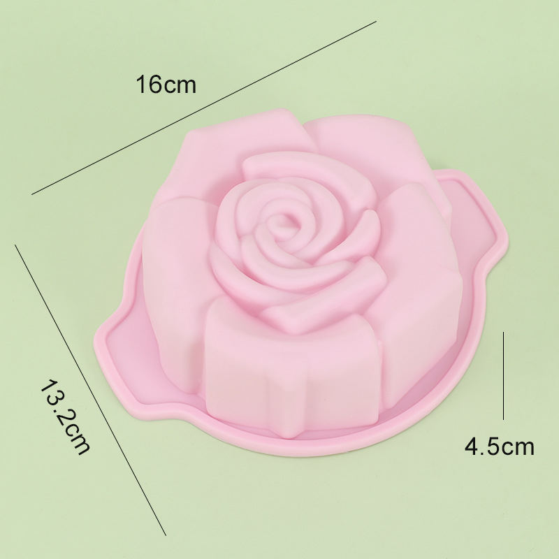 Silikon kalup za pečenje u obliku ruže, za čokoladu i fondant, otporan na visoke temperature