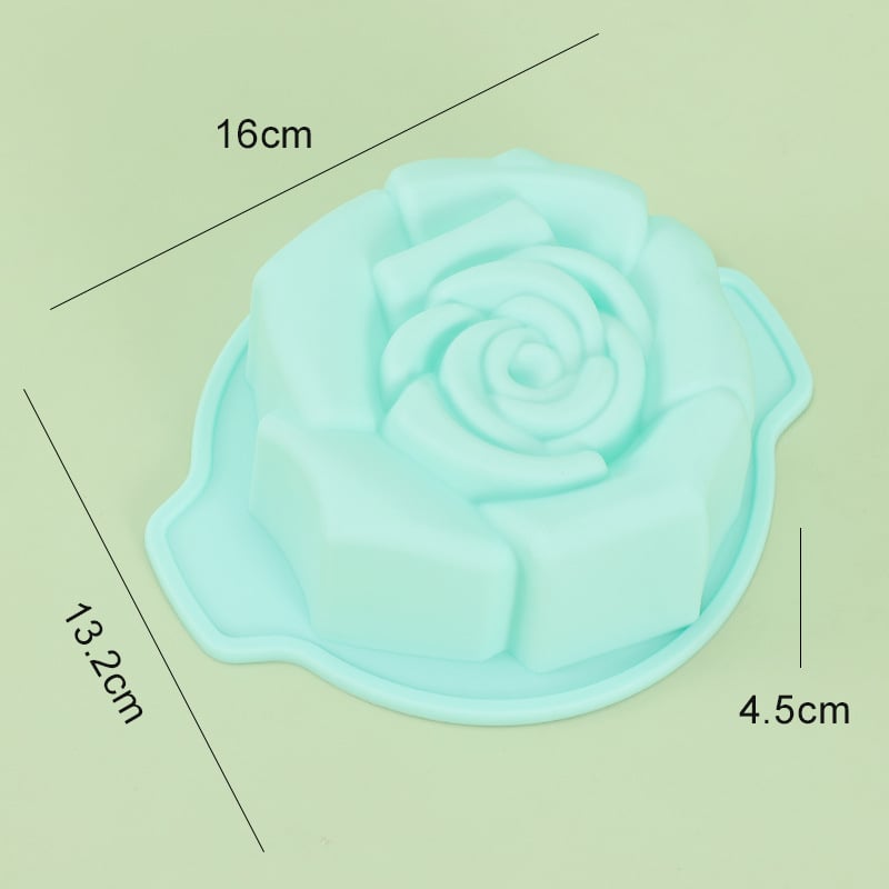 Silikon kalup za pečenje u obliku ruže, za čokoladu i fondant, otporan na visoke temperature