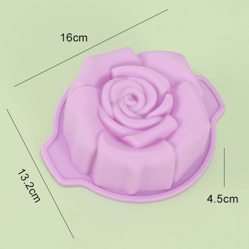 Silikon kalup za pečenje u obliku ruže, za čokoladu i fondant, otporan na visoke temperature