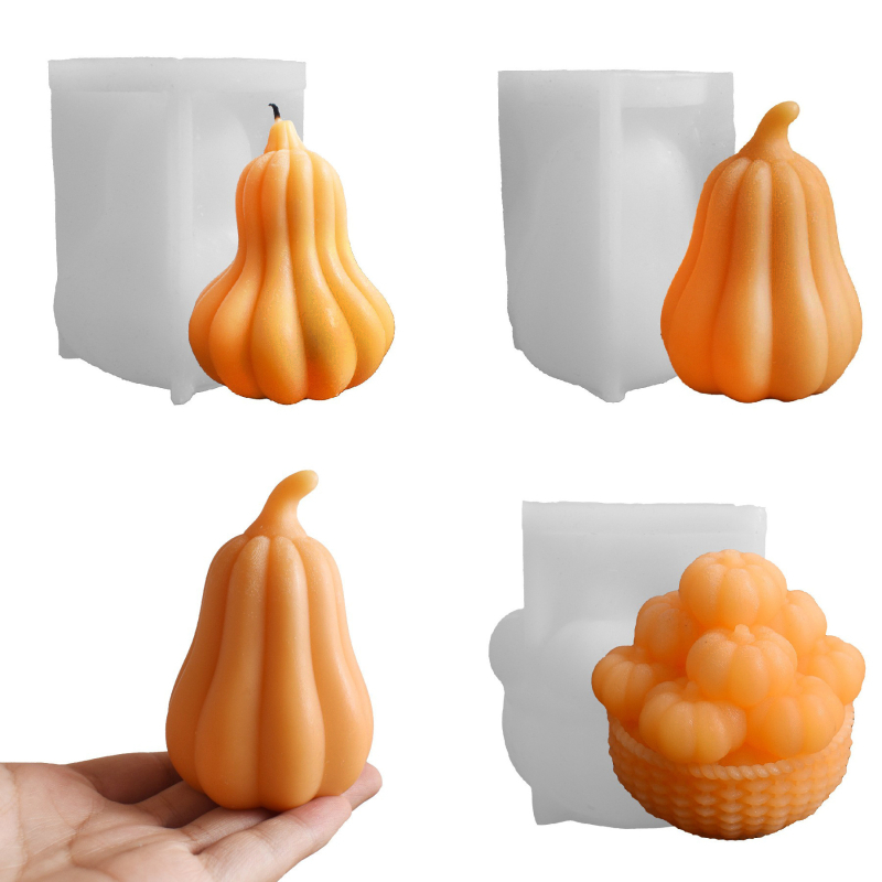 Silikonska kalupa za svijeće Halloween – nepravilan oblik, za ručno izrađene DIY svijeće