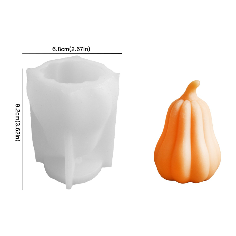 Silikonska kalupa za svijeće Halloween – nepravilan oblik, za ručno izrađene DIY svijeće