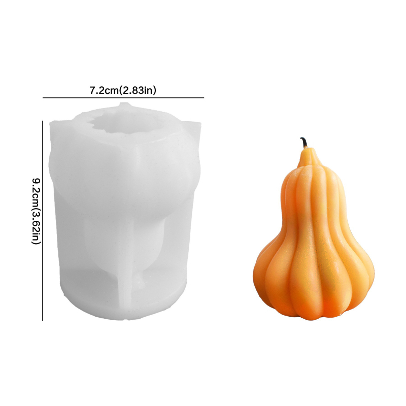 Silikonska kalupa za svijeće Halloween – nepravilan oblik, za ručno izrađene DIY svijeće