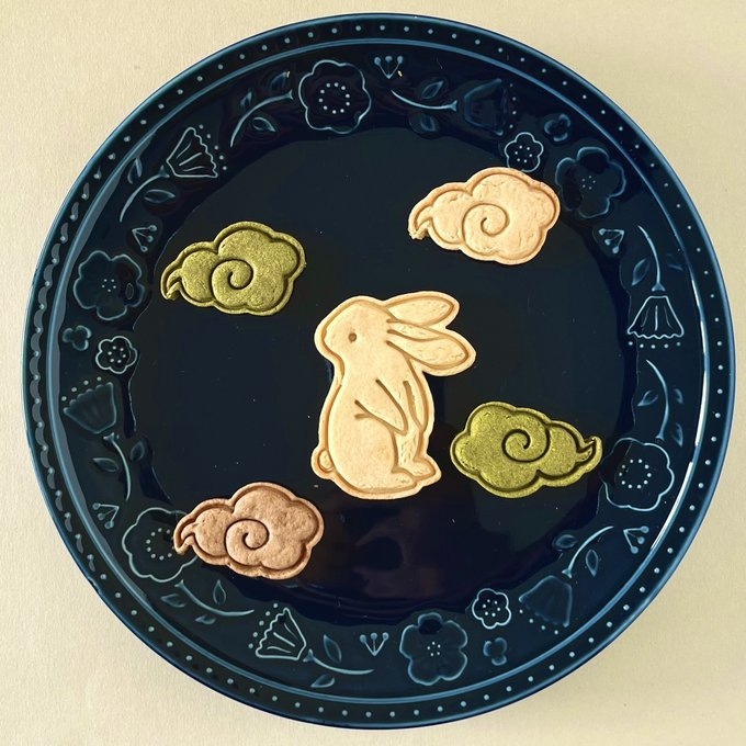 Kalup za mooncake s motivom nefritnog zeca, sretnih oblaka i tikve za fondant kolače – nepravilnog oblika, modern kuhinjski alat za pečenje
