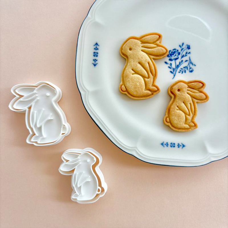 Kalup za mooncake s motivom nefritnog zeca, sretnih oblaka i tikve za fondant kolače – nepravilnog oblika, modern kuhinjski alat za pečenje