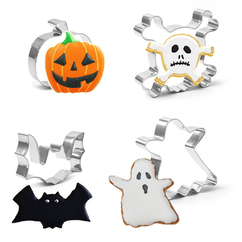 Kalup za kekse od nehrđajućeg čelika za Halloween, nepravilnih oblika